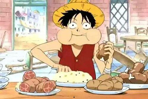 路飞吃很硬的瓜,勇闯硬瓜难关